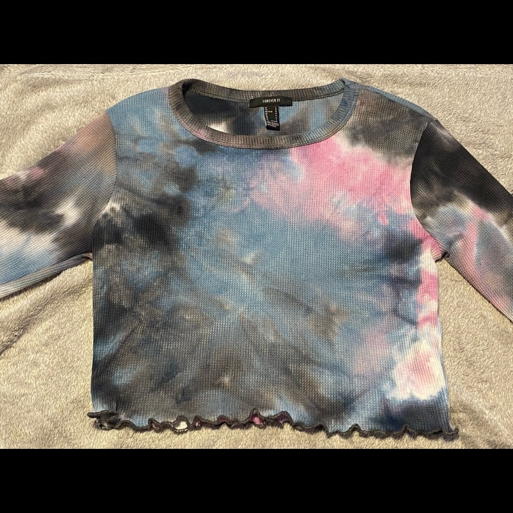 Forever 21 long sleeve crop top